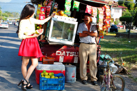 Fruit stand, La Ceiba, Honduras