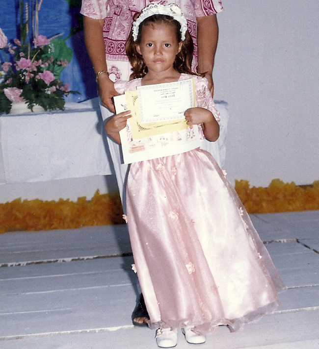 Diana Pina - little sister's graduation