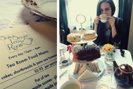 London secret tea room